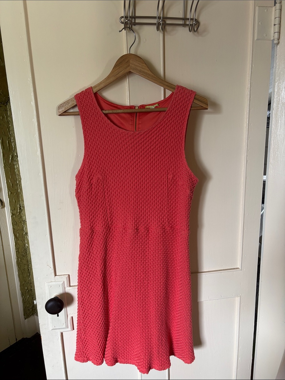 Gianni Bini Coral Knit Sleeveless Mini Dress